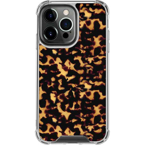 Tortoise Shell iPhone 15 Pro Clear Case